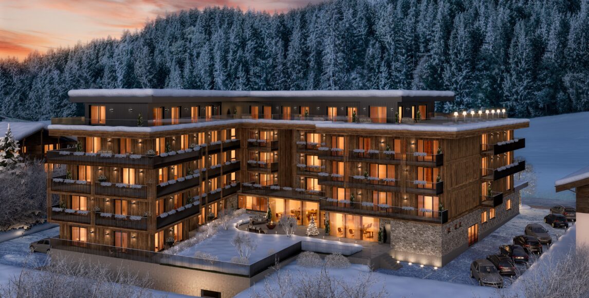 Nowy ośrodek apartamentów w Alpach Kitzbühelskich