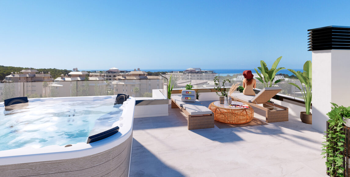 Apartamenty w pobliżu piaszczystych plaż i pola golfowego