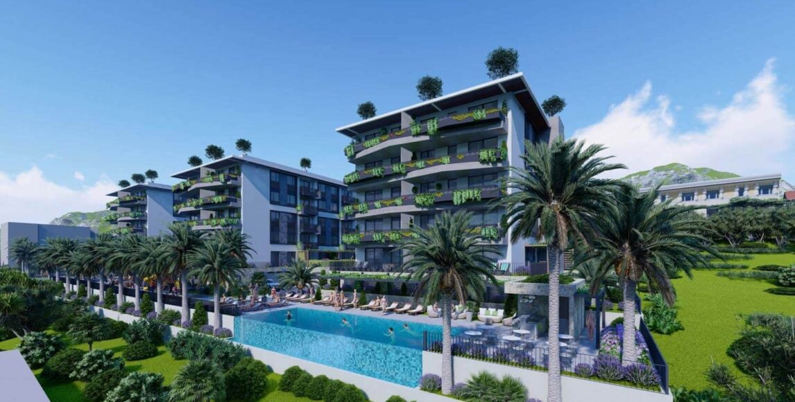 Luksusowy ośrodek apartamentowy z fantastycznym widokiem na morze