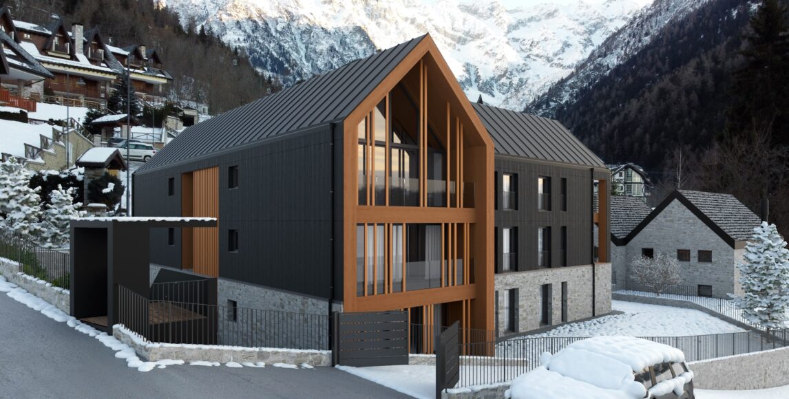 Ekskluzywne wille i apartamenty pod lodowcem w Pontedilegno-Tonale