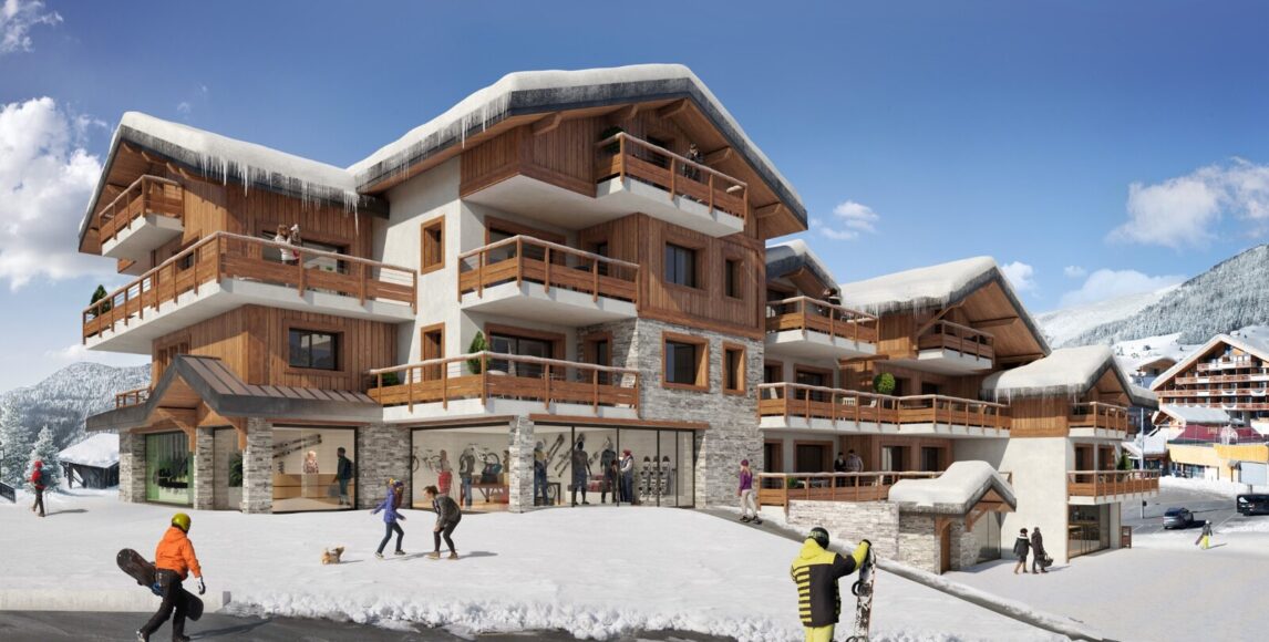 Nowe apartamenty przy stoku narciarskim w centrum Alpe d'Huez