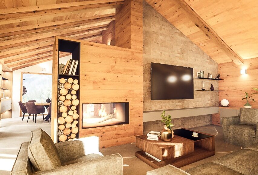 6 luksusowych apartamentów 300 m od kolejki linowej w sercu Dolomitów