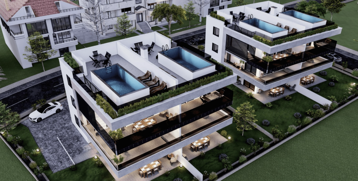 Nowoczesne apartamenty z widokiem na morze