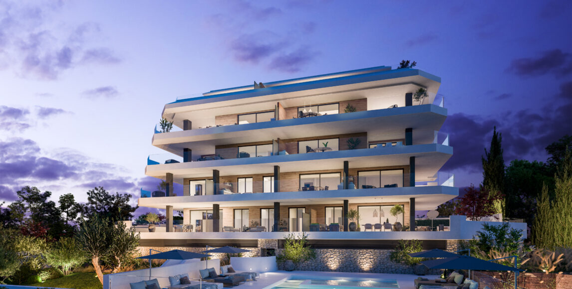 Luksusowe apartamenty 5 minut jazdy od plaży