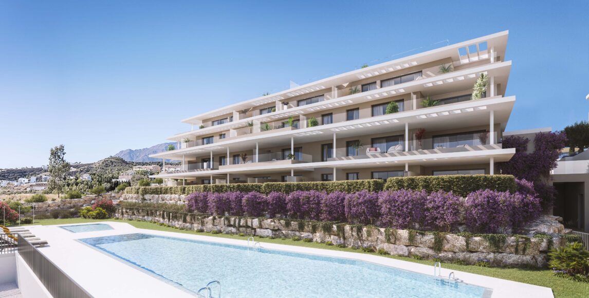 Estepona: Nowe apartamenty z panoramicznym widokiem na morze