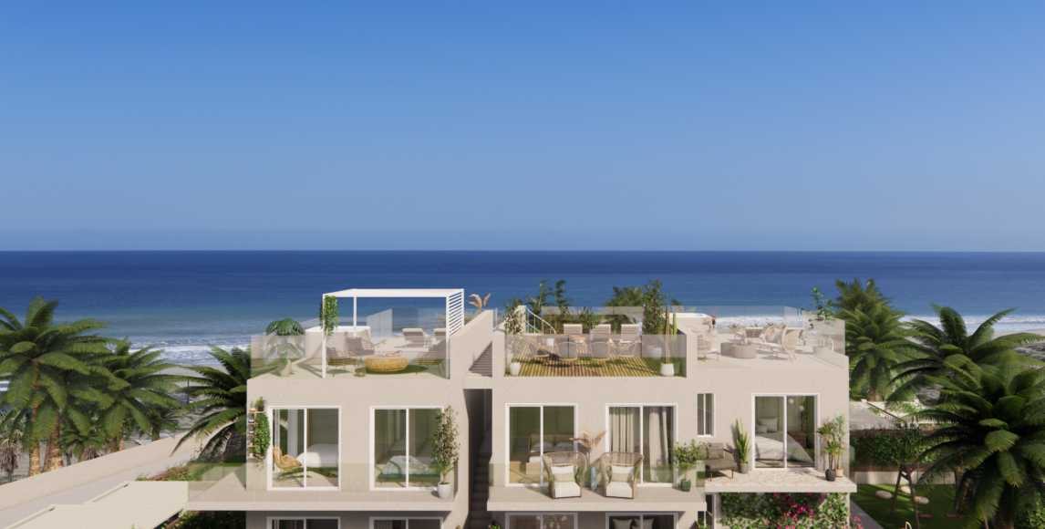 6 pięknych apartamentów tuż przy plaży