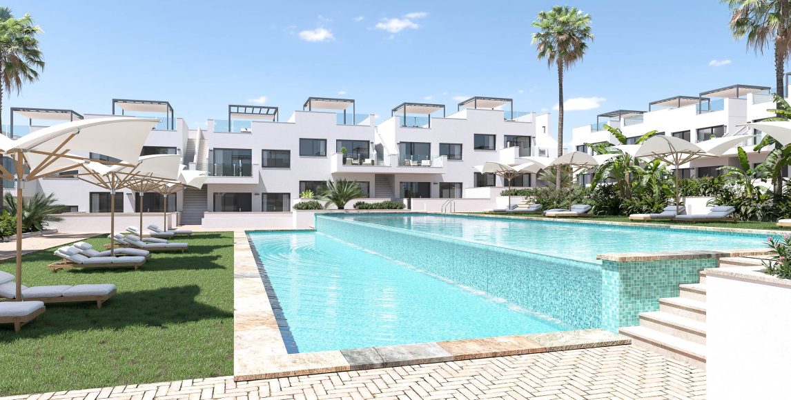 Wyjątkowe apartamenty z widokiem na różową lagunę w Torrevieja