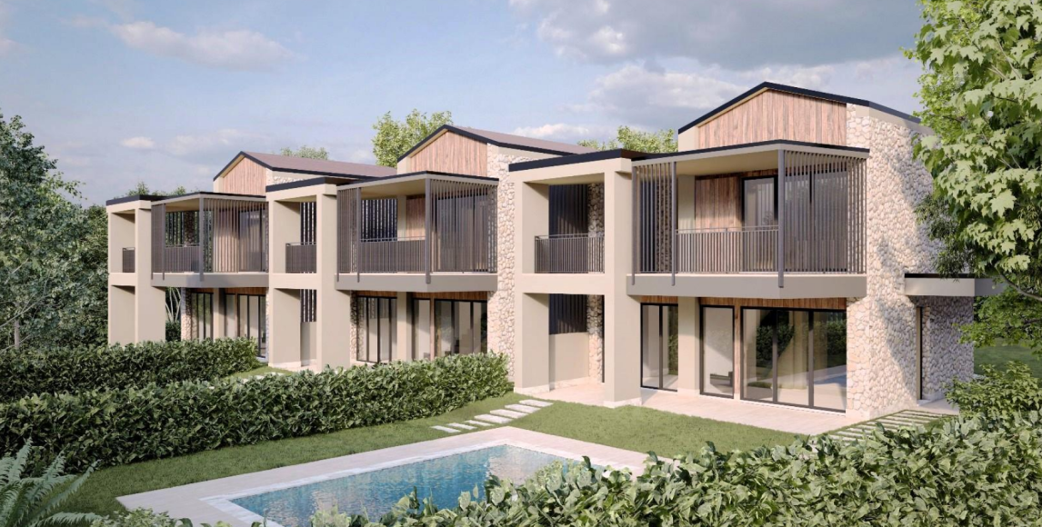 Nowe stylowe wille z basenem w spokojnej okolicy 10 minut od jeziora Garda