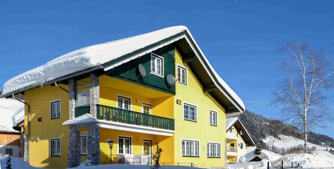 Pensjonat górski z widokiem na Grimming, czynny przez cały rok