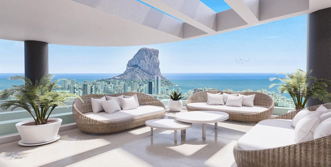 Nowe apartamenty 500 metrów od plaży w Calpe