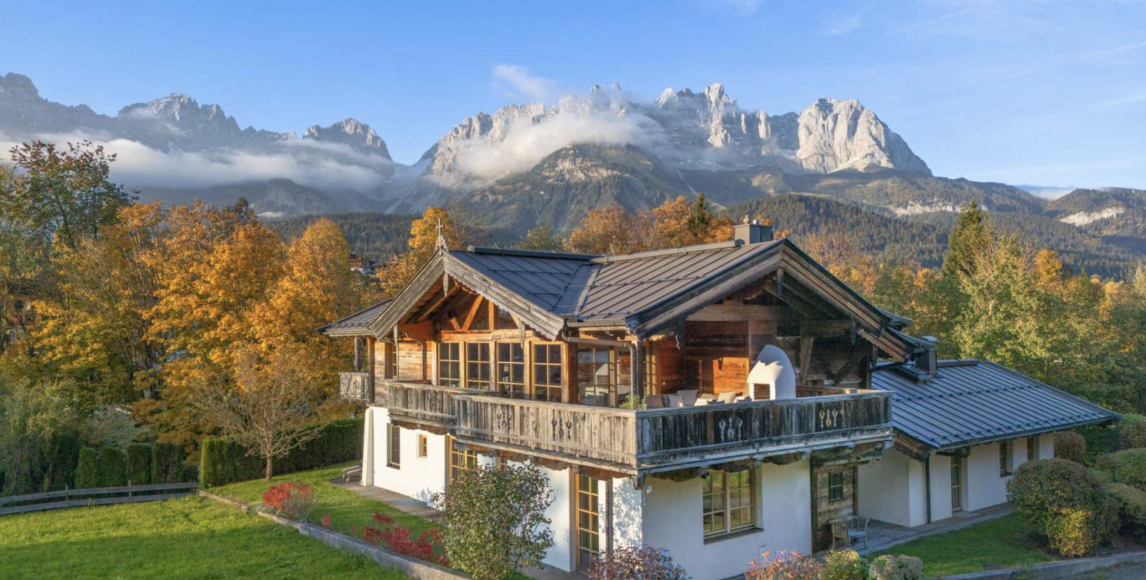 Ekskluzywny alpejski domek z sauną i panoramą Wilder Kaiser